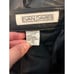 Vintage Evan Davies Black Genuine Leather Pencil Skirt Size 6