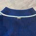 St. John Sport Blue and White Zip up Cardigan size M