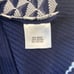 St. John Sport Blue and White Zip up Cardigan size M
