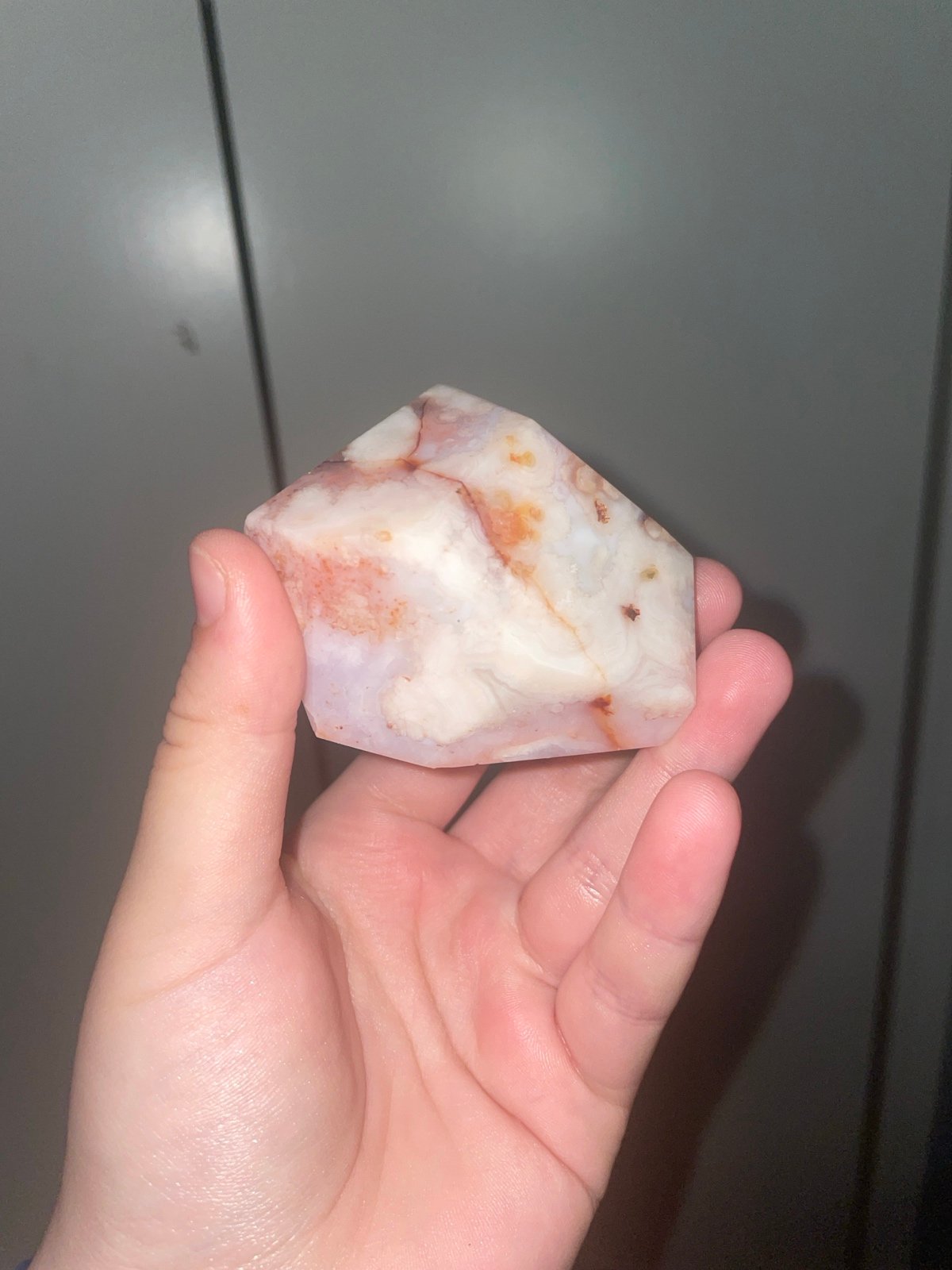 carnelian x flower agate