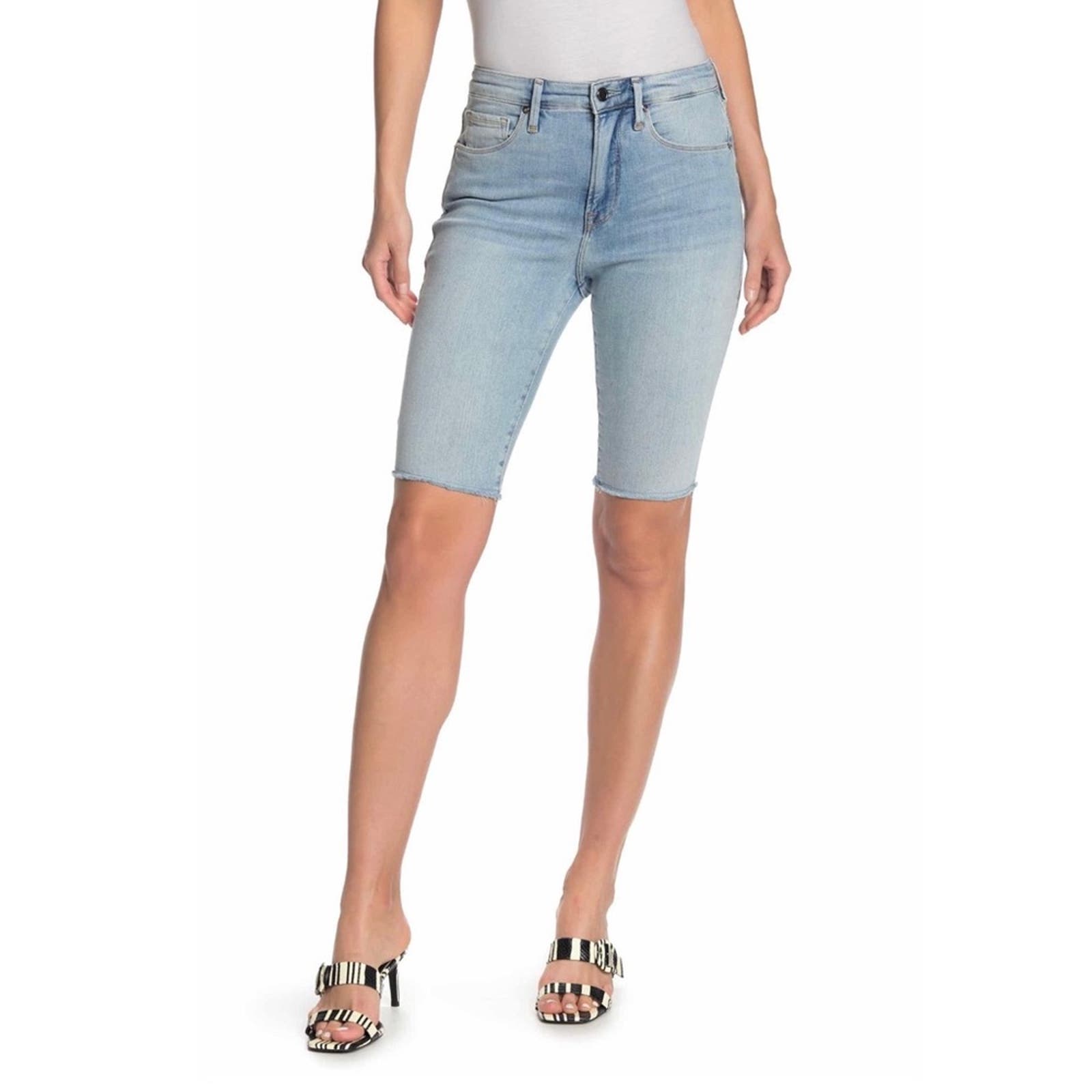 Good American High Waist Bermuda Shorts B3…