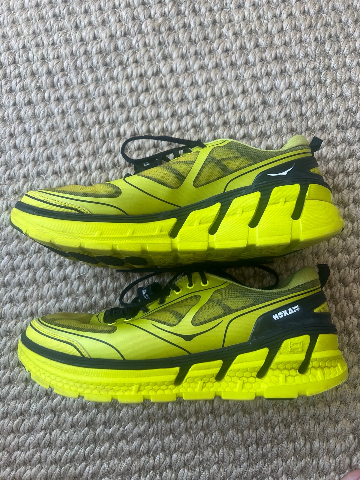 Hoka Neon Yellow Running Shoes