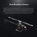 OMPHOBBY M1 RC Helicopters Dual Brushless Motors Mini RC Helicopter --AASD