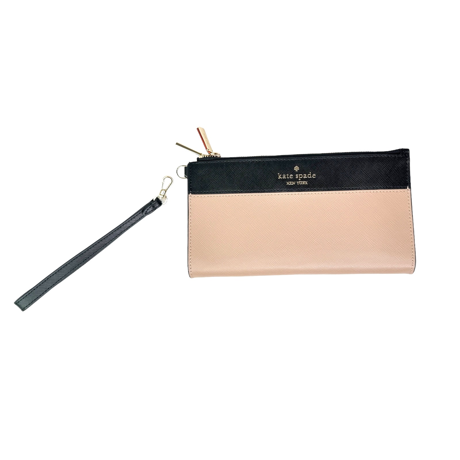 Kate Spade Madison Double Zip Wristlet Toasted Hazelnut Multi