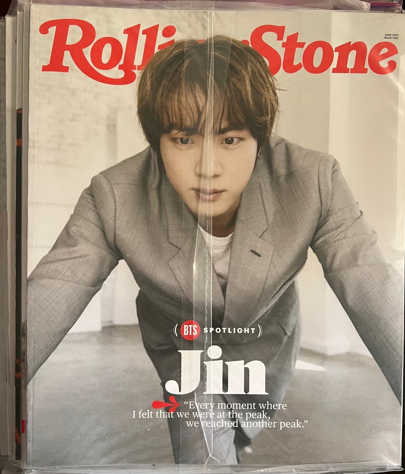 BTS Rolling Stone Magazine Set Limited edition June 2021 Release