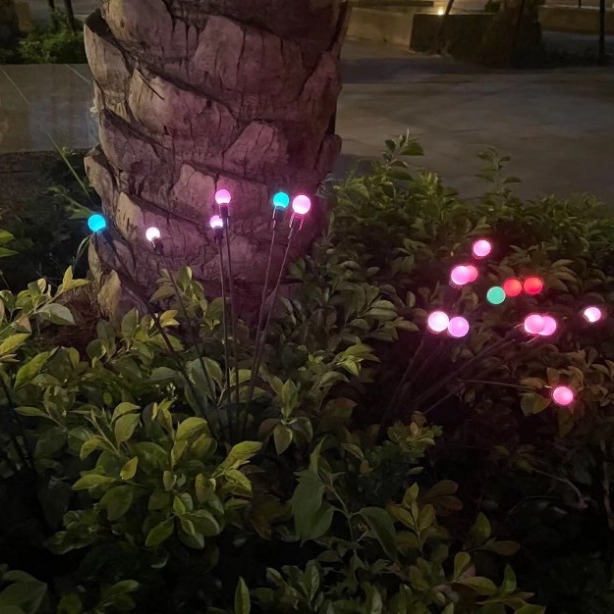 Solar Garden Lights, Starburst Light - Swaying When Wind Blows, Solar Light