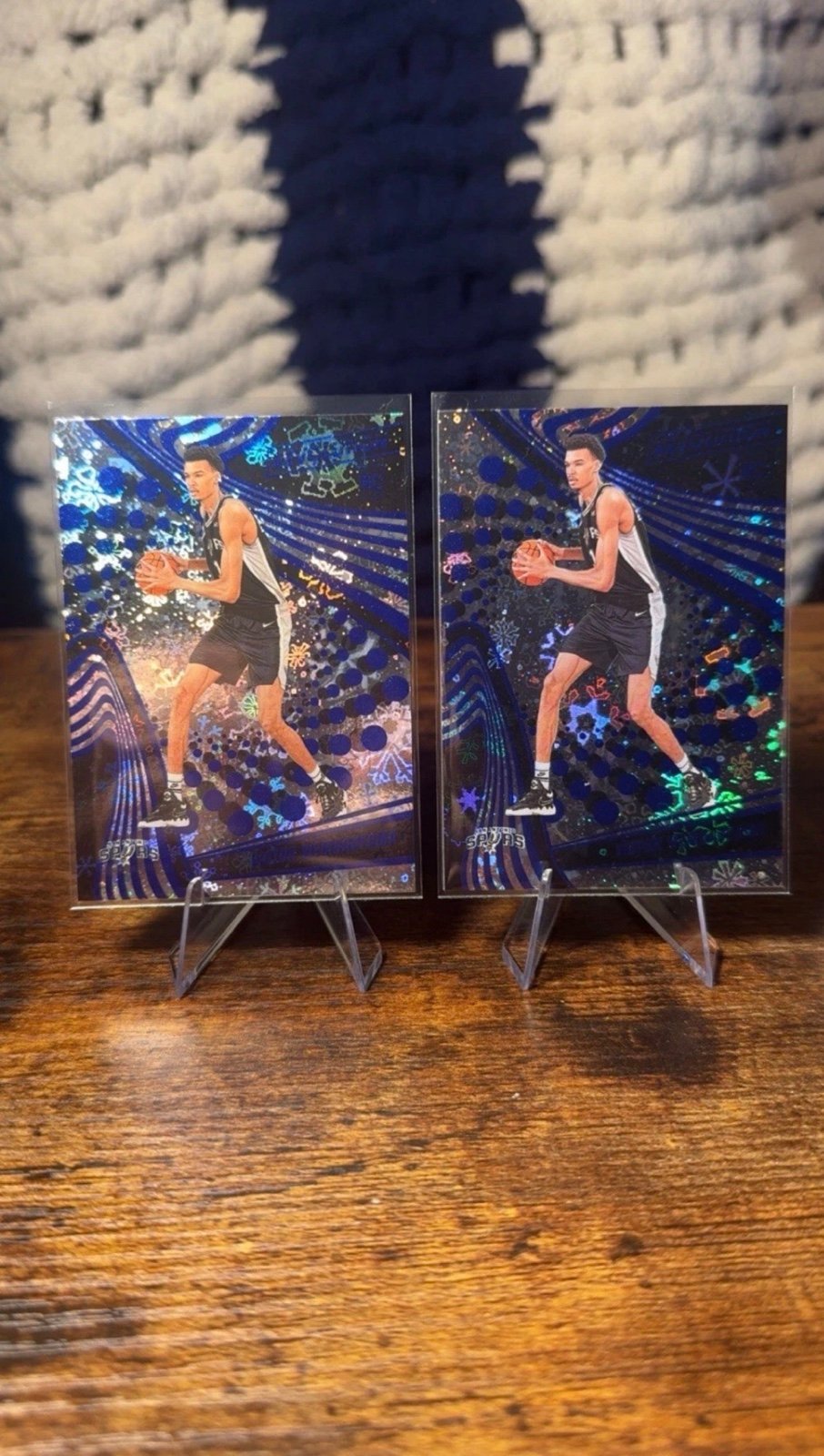 2023-24 Revolution Victor Wembanyama Winter Parallel Lot (2) Rookie Spurs RC