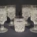 Vintage hexford goblets set