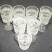 Vintage hexford goblets set