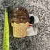 VTG Snoopy Peanuts Chocolate Ice Cream Cone Piggy Coin Bank Junk Food Japan RARE