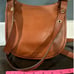 Women's Coach Brown Leather Crossbody Bag Small
