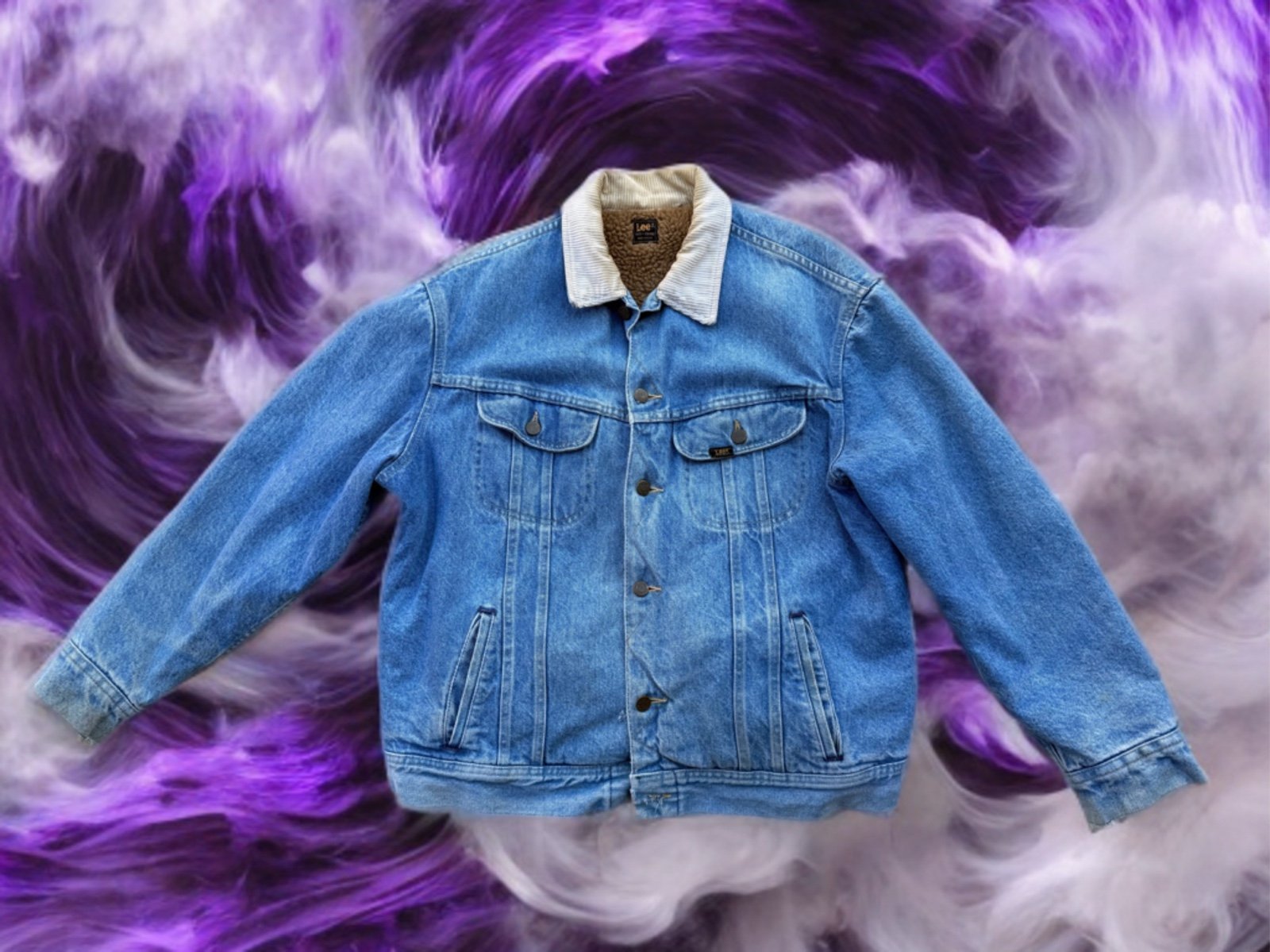 90s Vintage LEE JEANS Denim Jacket (Hard Rock Cafe Chicago)