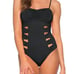 Soluna Swim Black Clear Skies One Piece