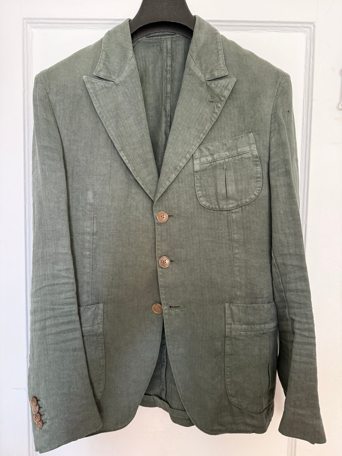 Ferragamo green Blazer 38 (48 ita)