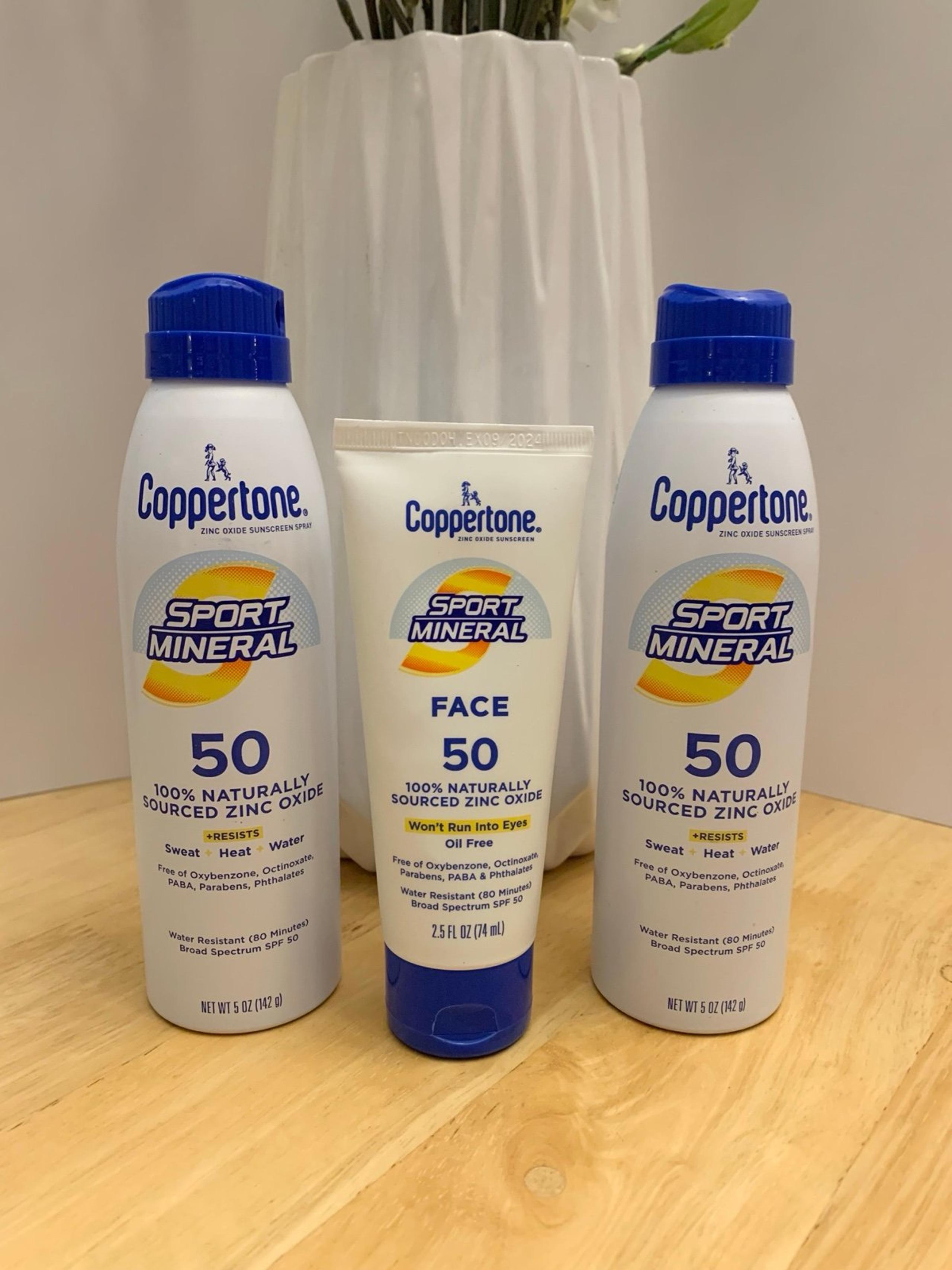 Coppertone Sport Mineral SPF 50 Body & Face Bundle