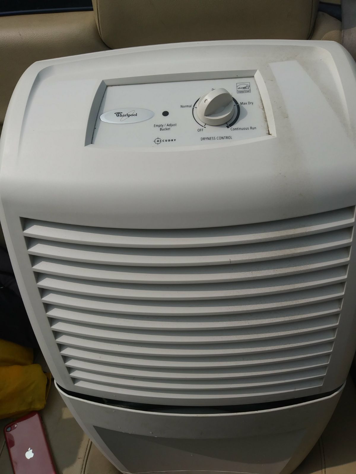 Whirlpool dehumidifier
