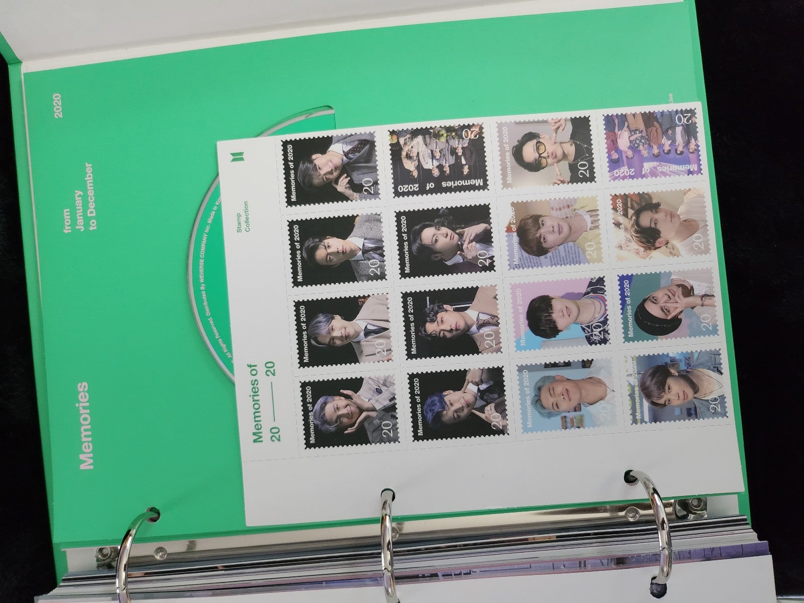BTS Memories of 2020 DVD CD