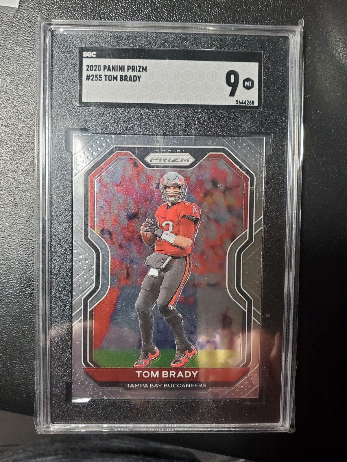 2020 Panini Prizm # 255 Tom Brady SGC 9