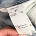 Moussy Vintage Fargo Denim High Rise Wide Cropped Straight Leg Jeans Slits 27