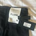 rag & bone casey high-rise flare jeans black