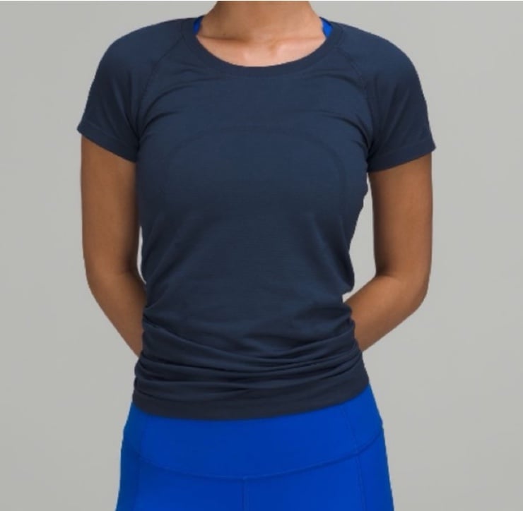 Lululemon swiftly short sleeve mineral blue