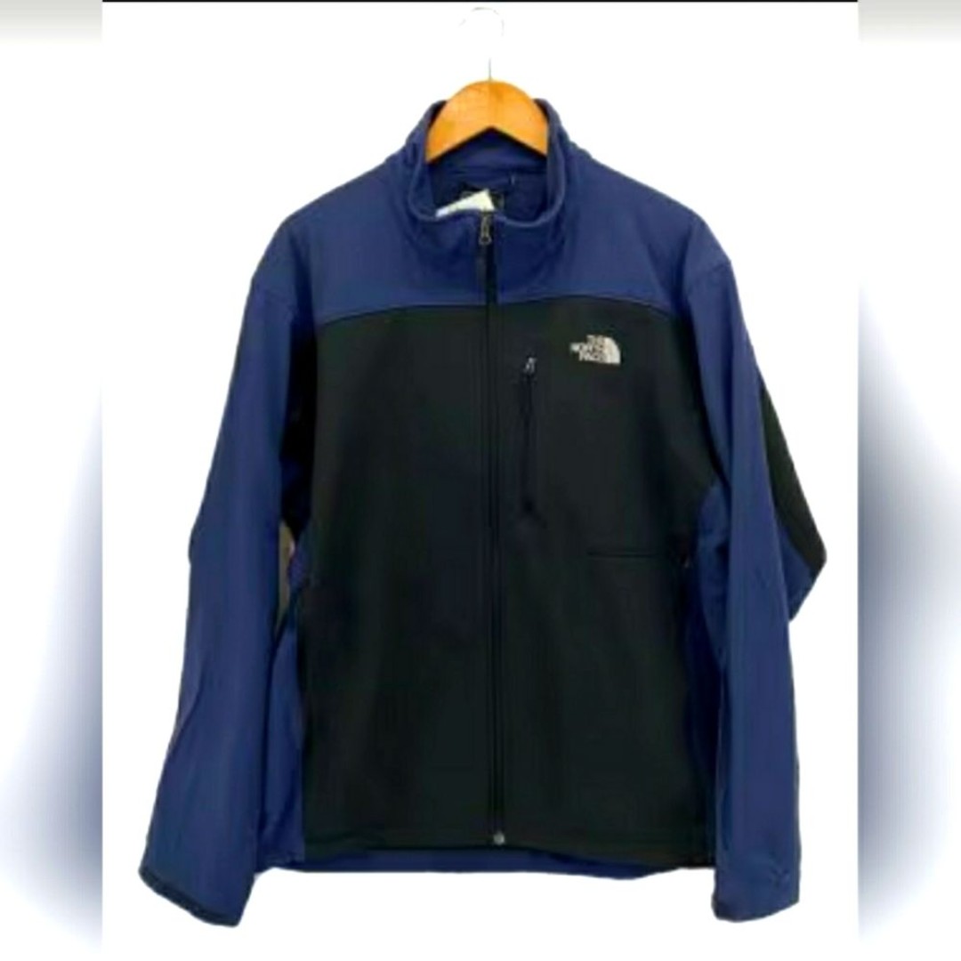 The North Face Black Bionic Blue Apex Jacket Coat Men Large Large