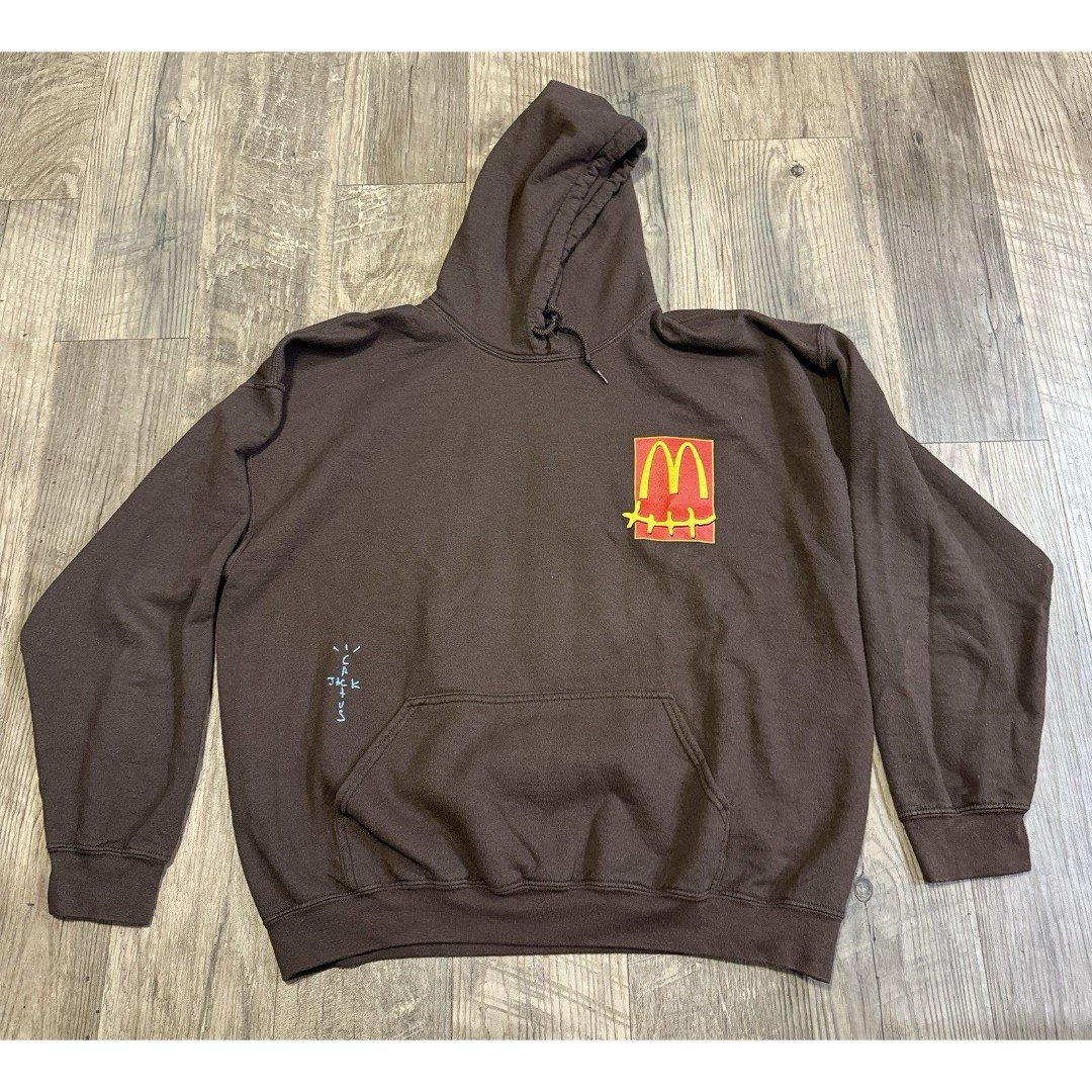 Travis Scott x McDonald's Cj Smile フーディ○関税送料無料○ Travis Scott Cj Smile Hoodie | Grailed