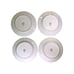 Noritake Patricia Salad Plates White w/ Gold Trim 4982 - Size 7 3/4”