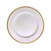 Noritake Patricia Salad Plates White w/ Gold Trim 4982 - Size 7 3/4”