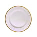 Noritake Patricia Salad Plates White w/ Gold Trim 4982 - Size 7 3/4”