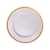 Noritake Patricia Salad Plates White w/ Gold Trim 4982 - Size 7 3/4”