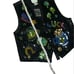 Quacker Factory Sz M Sequin LUCKY IRISH Vest Waistcoat Gillet Jacket