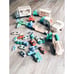 Huge Lot 40pc Wooden Toy Cars Plane Trucks melissa and doug