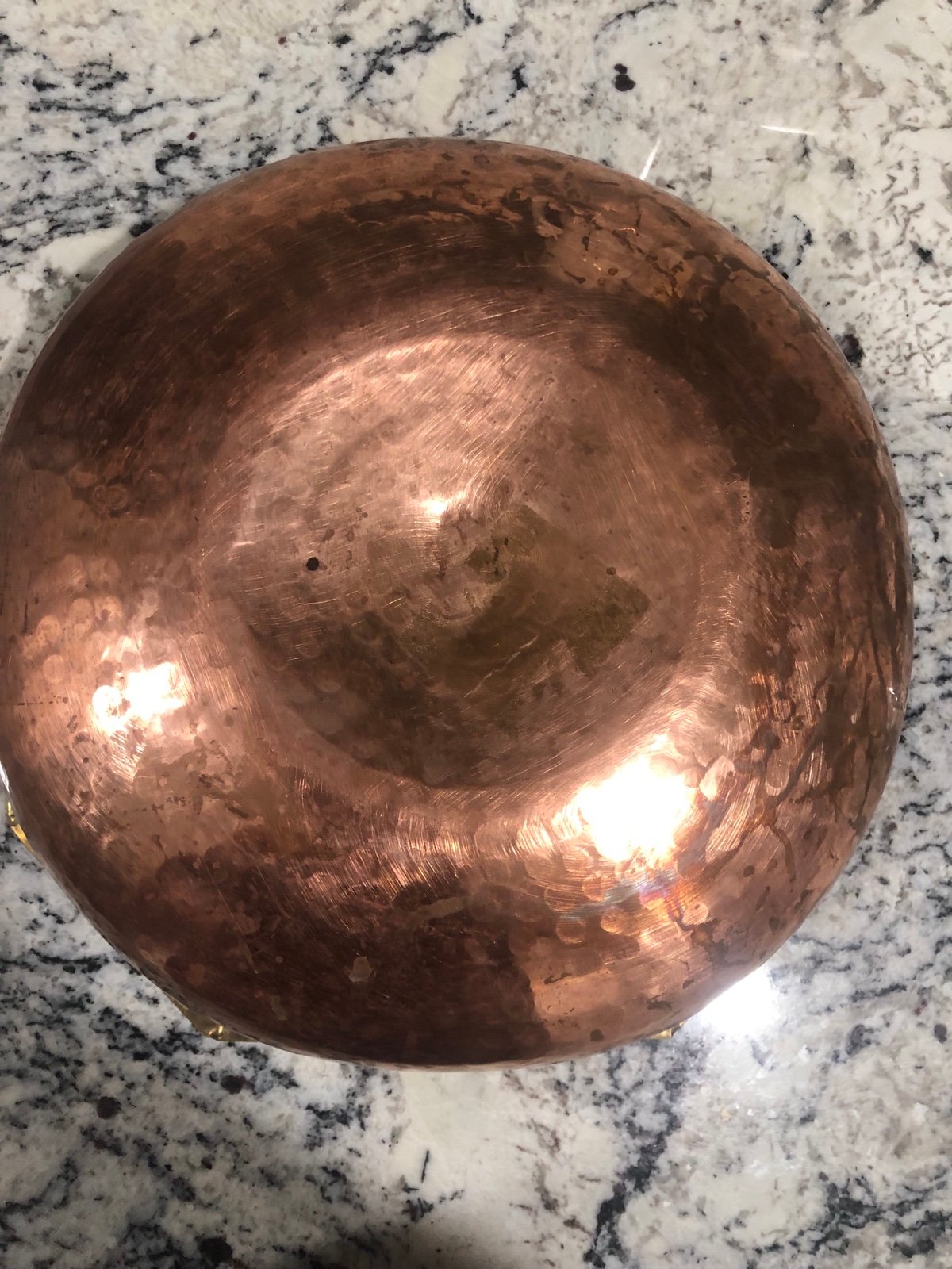 Vintage copper decorative bowl