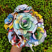 Alice in wonderland flower bouquet AND roses earring bundle