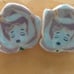 Alice in wonderland flower bouquet AND roses earring bundle