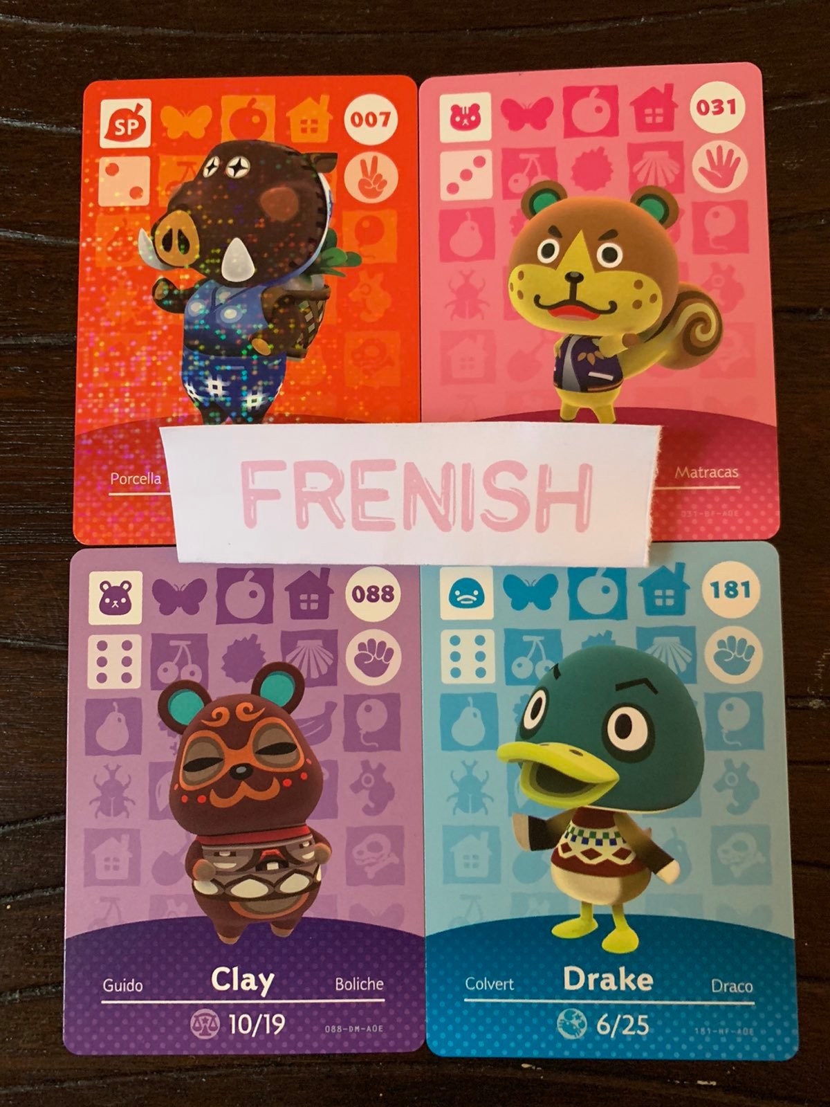 Animal Crossing Amiibo Cards