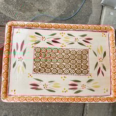Temptations by Tara Brown Serving Tray Platter 16”x9 3/4