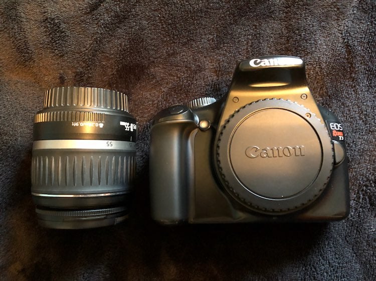 Canon Rebel T3 With 18-55mm Lenses