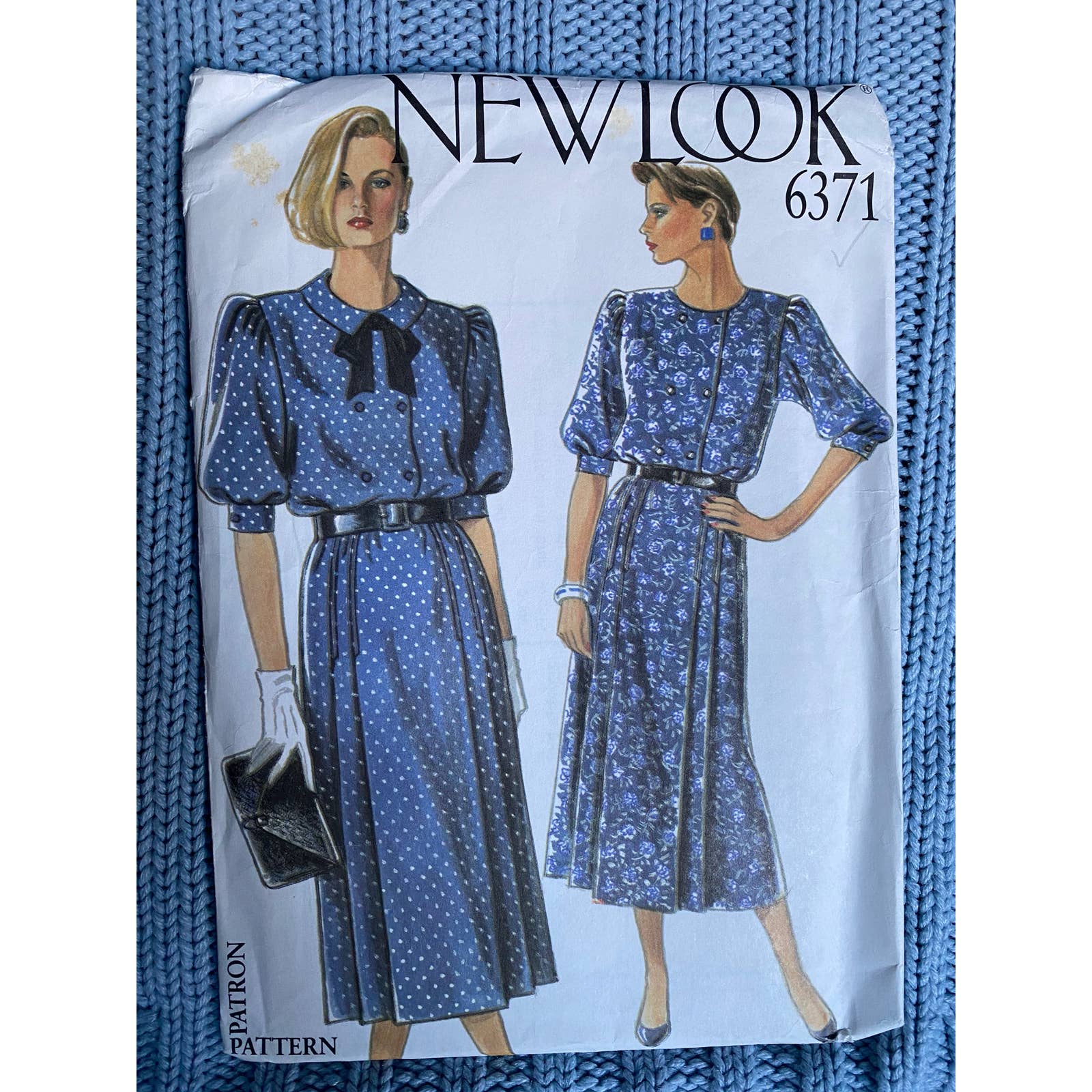 Simplicity 6371 Shirt dress 1980s IV6457 Simplicity 6371 Shirt dress 1980s IV6457
