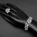 Charcoal Crystal Necklace Earrings Bracelet Ring Bridal Wedding Party Jewelry