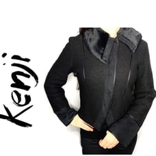 Anthropologie | Kenji Wool Coat Jacket Blazer Black Size Medium