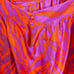 MILLY 100% Silk Red/Purple Print Chain Strap Halter Top Sz 2 295