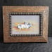 Studio 530 Photograph Framed Art by Connie L. Thaxes Blue and White Ox Lying Dow
