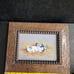 Studio 530 Photograph Framed Art by Connie L. Thaxes Blue and White Ox Lying Dow
