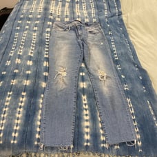 Lucky brand Lolita distressed ankle denim