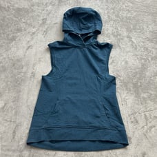 Lululemon Hoodie Womens 8 Blissed Out Sleeveless Heathered Alberta Lake Yoga Gym