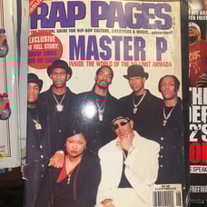 Master P No Limit Records Rappages Magazine used Cover is separating from the m