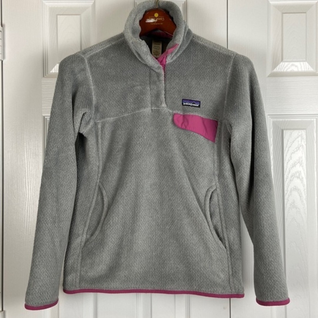 Patagonia Snap T pull over fleece sweatshirt Womens M