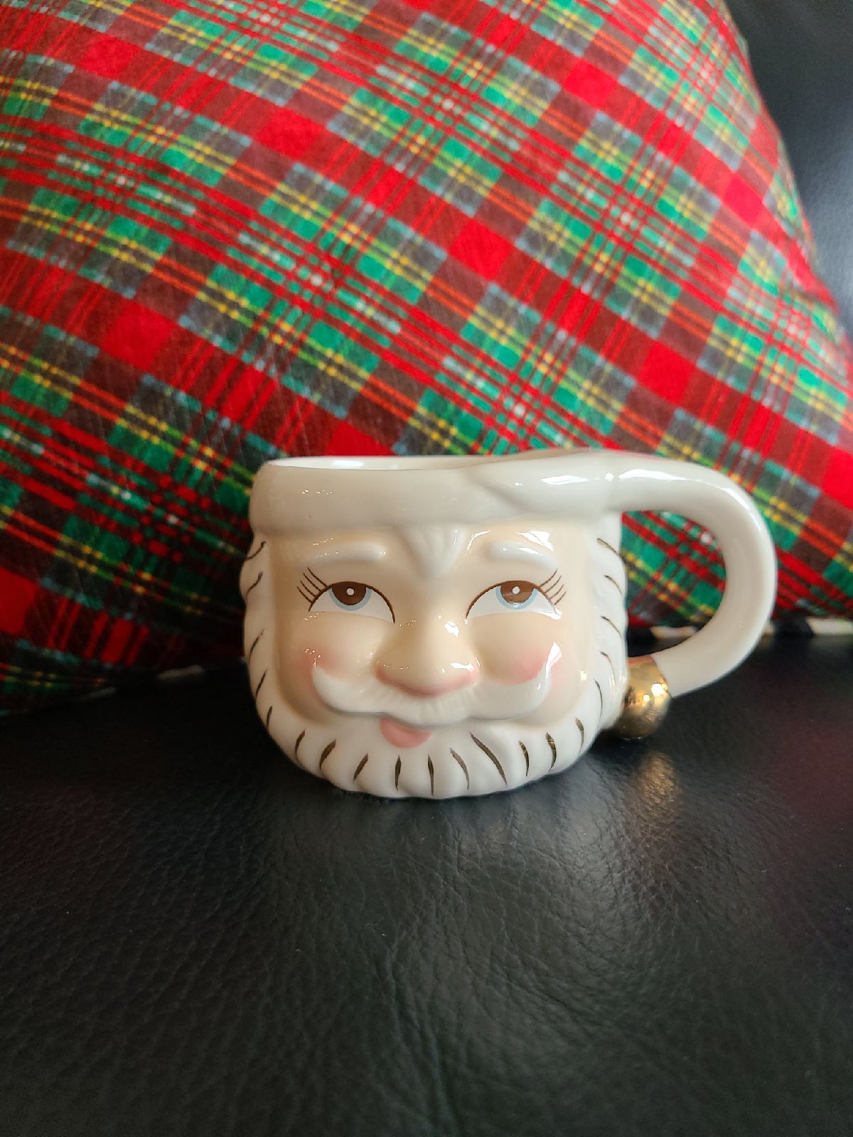 Papa Noel glitterville mug new
